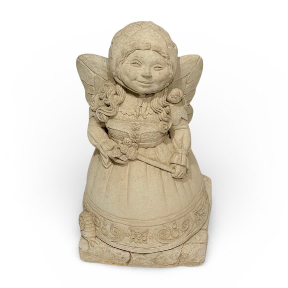 1998 "Woods Fairy" Garden Sculpture Signed by George Carruth of Carruth Studio - Picture 9 of 15